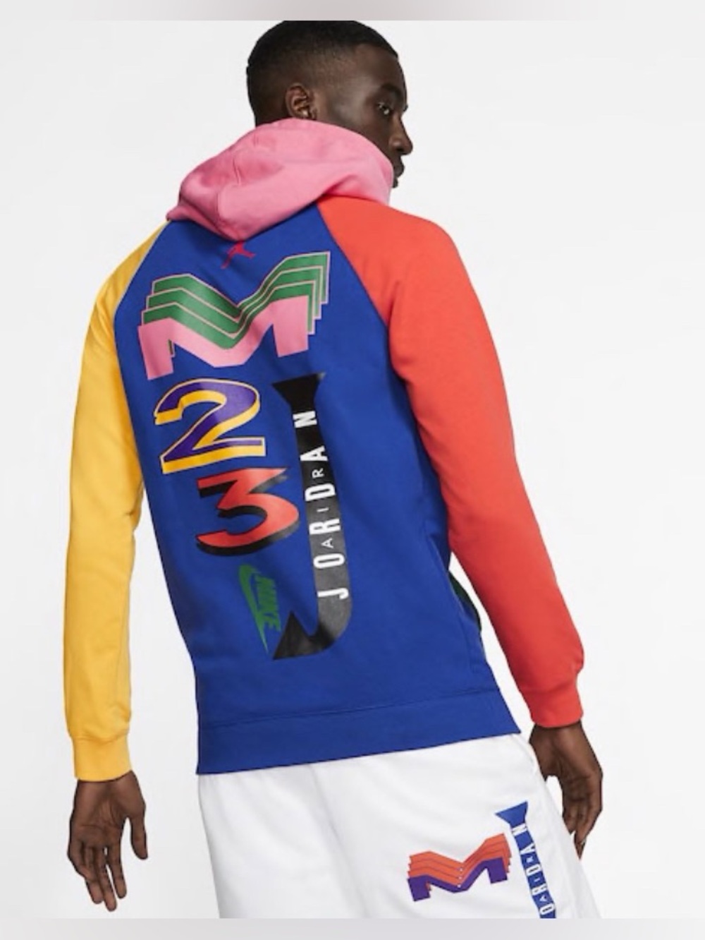 Jumpman - Air Jordan Sport DNA Colorblock Retro Graphic Hoodie Men’s Size Large